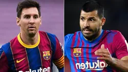 Lionel Messi (left) & Sergio Aguero