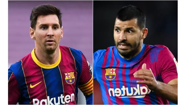 Lionel Messi (left) & Sergio Aguero