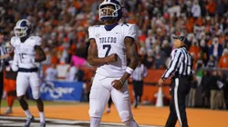 Quarterback Dequan Finn of Toledo Rockets