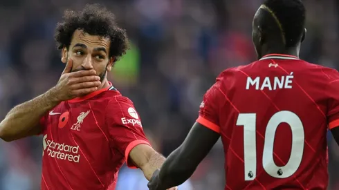 Mohamed Salah (left) and Sadio Mane.