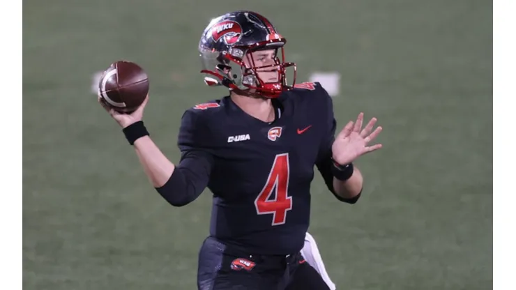 Quarterback Bailey Zappe of Western Kentucky Hilltoppers