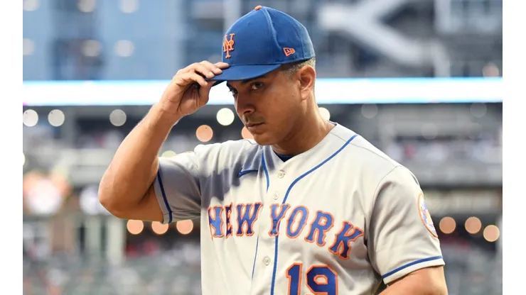 Former New York Mets manager Luis Rojas. Three candidates have reportedly made the final cut to replace him.