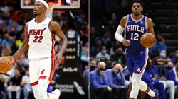 Jimmy Butler and Tobias Harris, the players with the highest contracts in Miami and Philadelphia
