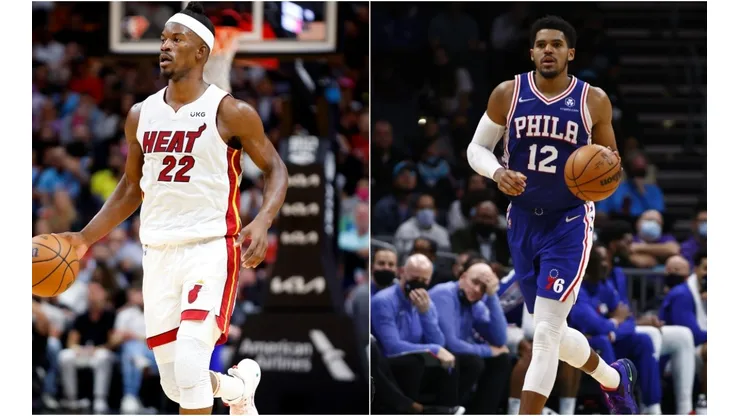 Jimmy Butler and Tobias Harris, the players with the highest contracts in Miami and Philadelphia