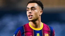 Sergiño Dest's future in Barcelona seems to be up in the air.