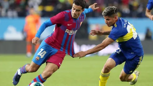 Barcelona and Boca Juniors met in the Maradona Cup.