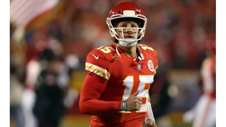 Quarterback Patrick Mahomes of Kansas City Chiefs at the game vs Denver Broncos on December 5