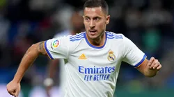 Eden Hazard of Real Madrid in action