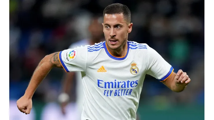 Eden Hazard of Real Madrid in action