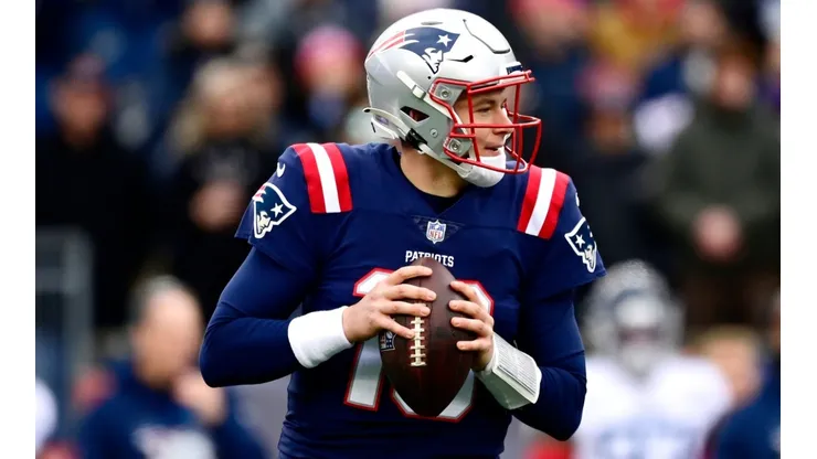 New England Patriots rookie quarterback Mac Jones.