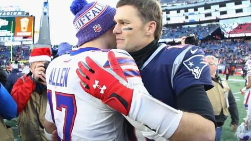 Josh Allen and Tom Brady