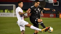 Mexico and Chile during a friendly in 2019