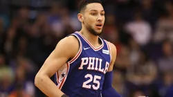 Ben Simmons in action for the Philadelphia 76ers.