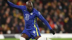 Romelu Lukaku of Chelsea in action during the Premier League match between Watford and Chelsea