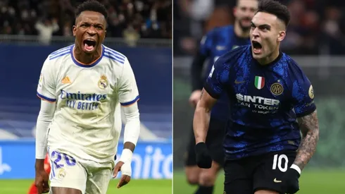 Lautaro Martinez and Vinicius Jr., two of the most important players of Real Madrid and Inter.