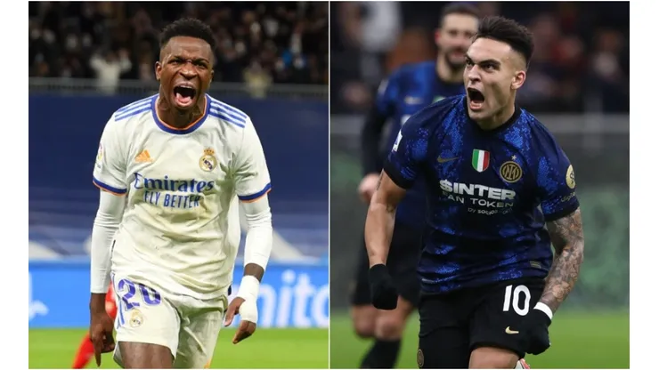 Lautaro Martinez and Vinicius Jr., two of the most important players of Real Madrid and Inter.