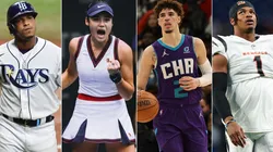 From left: Wander Franco, Emma Raducanu, LaMelo Ball and Ja'marr Chase