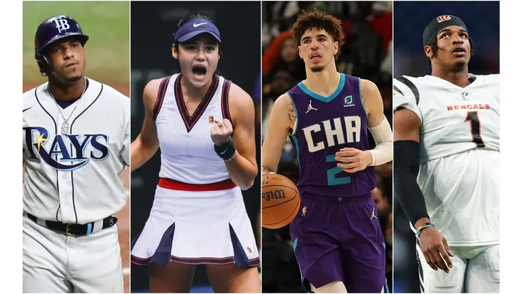 From left: Wander Franco, Emma Raducanu, LaMelo Ball and Ja'marr Chase