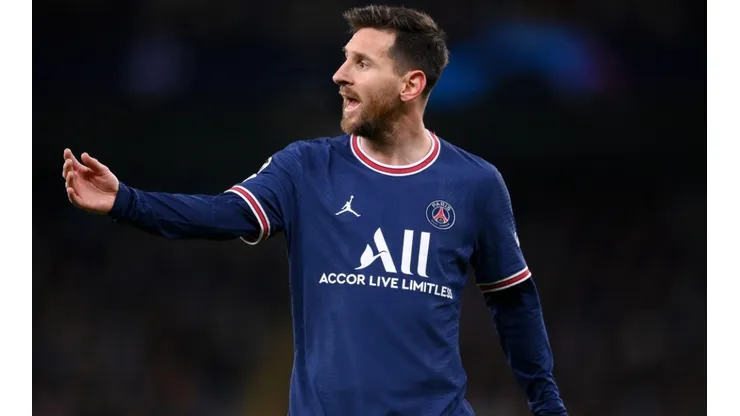 Lionel Messi of Paris Sant-Germain looks on during the UEFA Champions League group A.