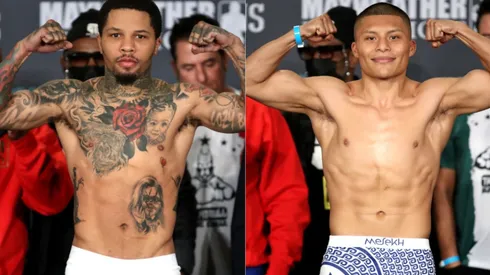 Gervonta Davis (left) and Isaac Cruz