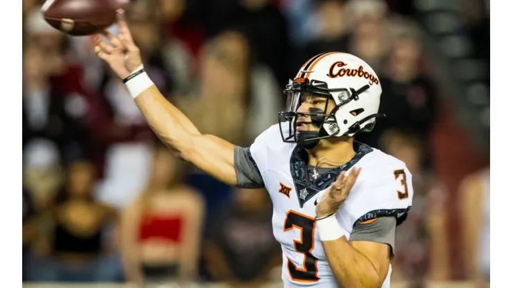 Quarterback Spencer Sanders of Oklahoma State Cowboys