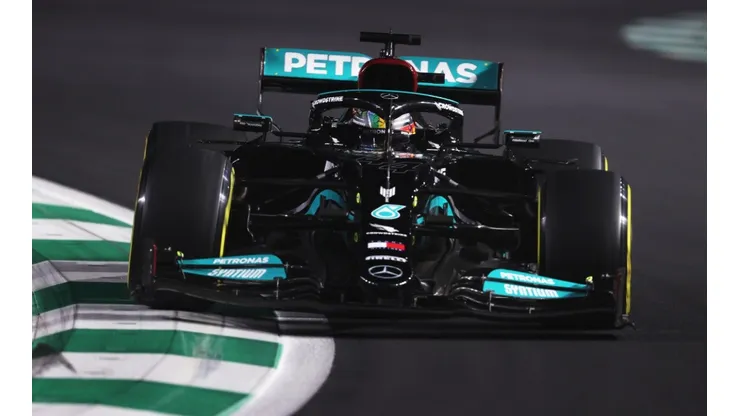 Lewis Hamilton of Mercedes