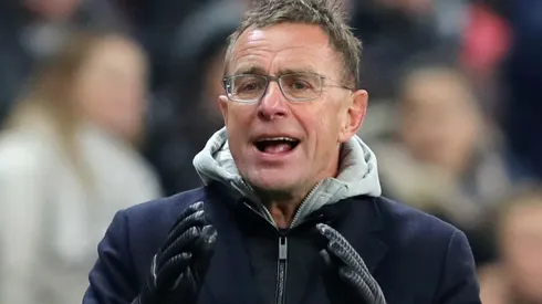 New Manchester United interim coach Ralf Rangnick.