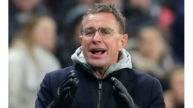 New Manchester United interim coach Ralf Rangnick.