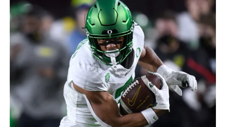 Widereceiver Johnny Johnson III of Oregon Ducks