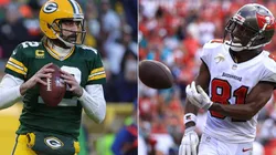 Aaron Rodgers (left) & Antonio Brown