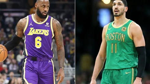 LeBron James (left) & Enes Kanter Freedom