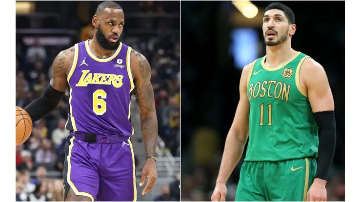 LeBron James (left) & Enes Kanter Freedom