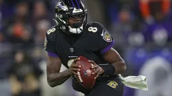 Lamar Jackson of the Ravens during the game against the Cleveland Browns in Week 12