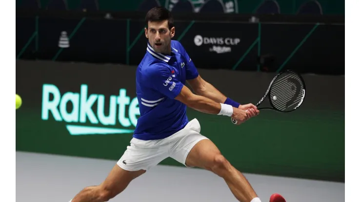 Novak Djokovic of Serbia