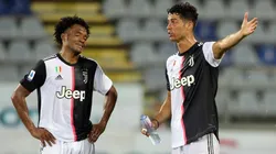 Cristiano Ronaldo and Juan Guillermo Cuadrado