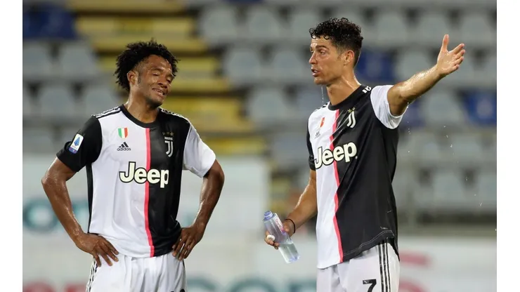 Cristiano Ronaldo and Juan Guillermo Cuadrado
