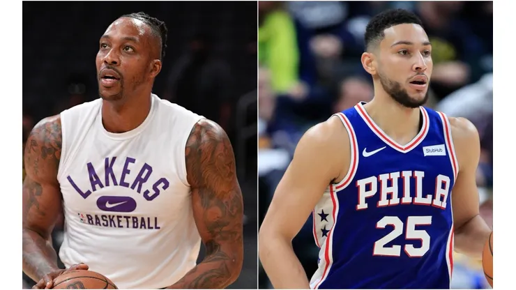 Dwight Howard (left) showed sympathy for Ben Simmons.