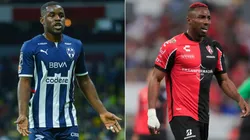 Joel Campbell of Monterrey (left) and Julian Quiñones of Atlas.