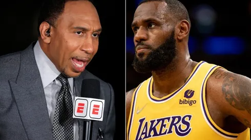 Stephen A. Smith (left) & LeBron James