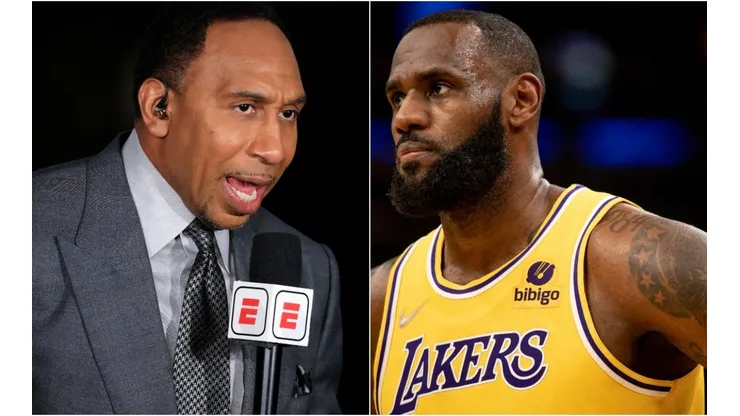 Stephen A. Smith (left) & LeBron James
