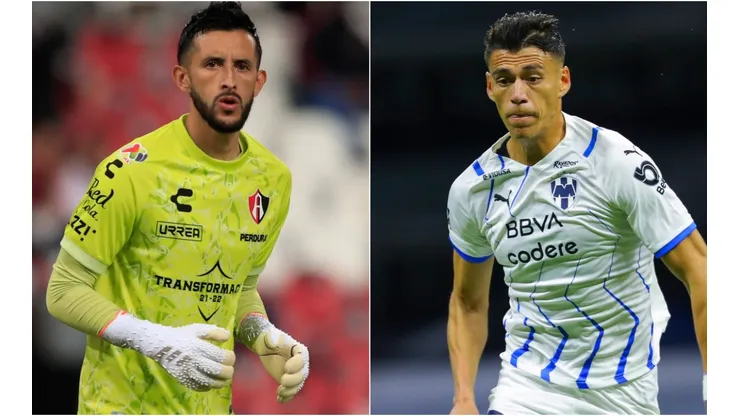 Camilo Vargas of Atlas (left) and Hector Moreno of Monterrey (right)