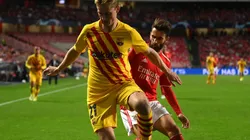 Rafa of Benfica (right) and Frenkie de Jong of Barcelona (left)