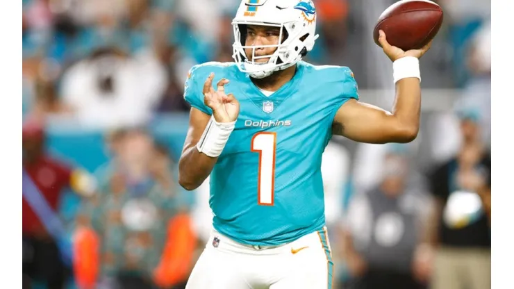 Tua Tagovailoa at the game vs Baltimore Ravens