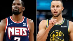 Kevin Durant (left) & Stephen Curry