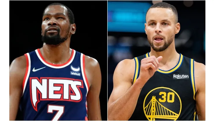 Kevin Durant (left) & Stephen Curry
