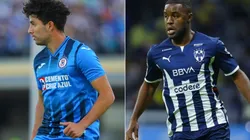 Ignacio Rivero of Cruz Azul (left) and Joel Campbell of Monterrey