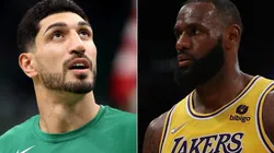 Enes Kanter (left) & LeBron James