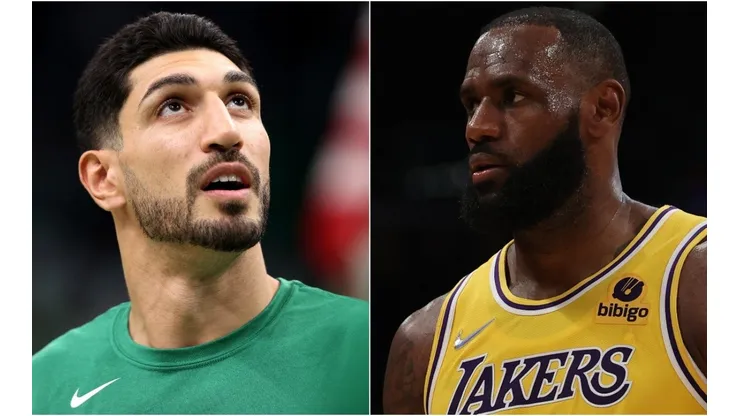 Enes Kanter (left) & LeBron James