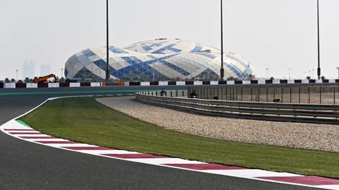 A general view of the track during previews ahead of the F1 Grand Prix of Qatar