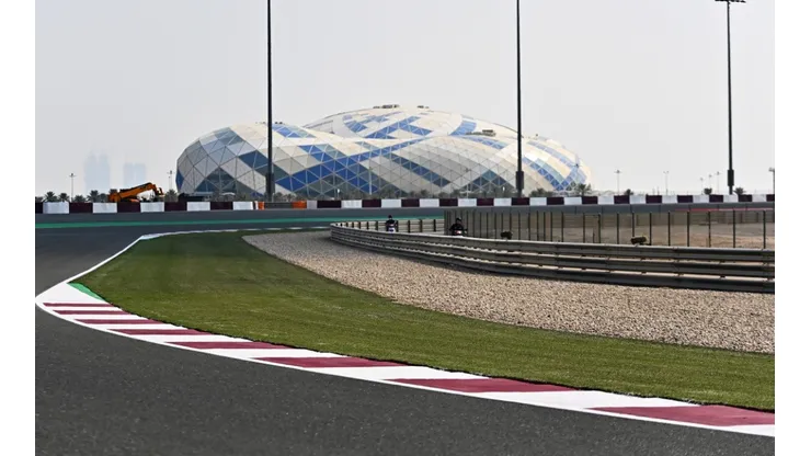 A general view of the track during previews ahead of the F1 Grand Prix of Qatar